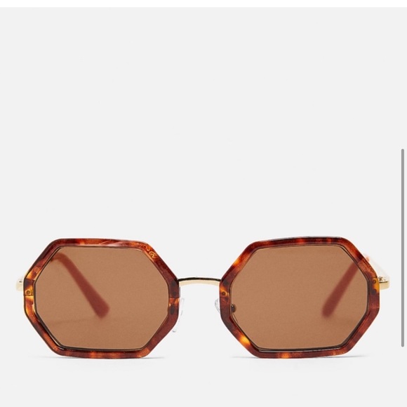 Zara hexagon shape sunglasses main image 8